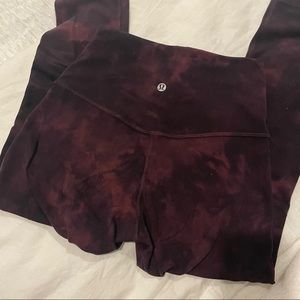 Lululemon Align Crop Diamond Dye